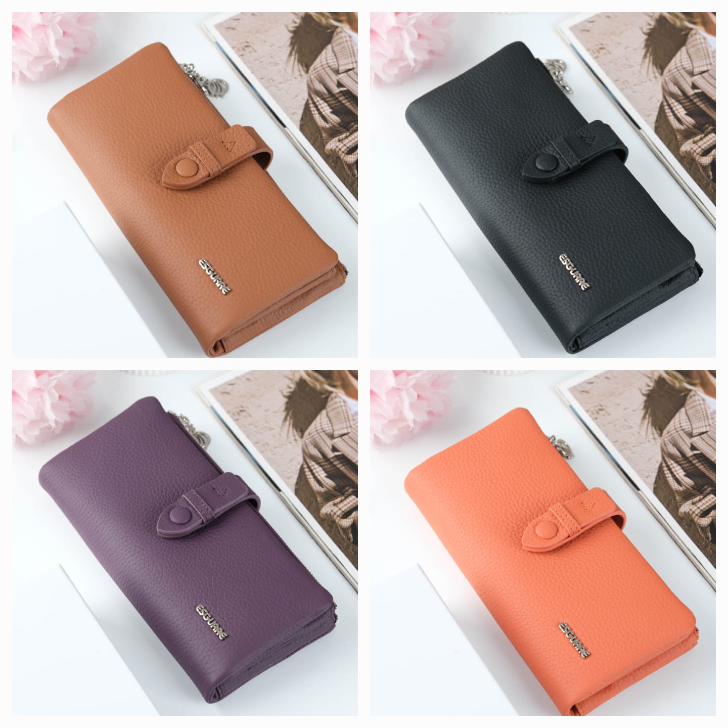Fermuarlı Clutch — Tüm Renkler